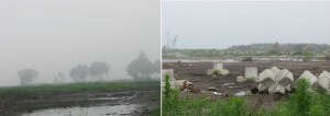 仙台⇒相馬への長い海岸線の被害の様子