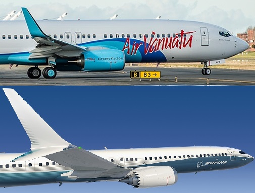 737NGと737MAXのエンジン位置比較